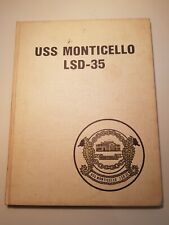 USS MONTICELLO LSD-35  1972-73 WESTPAC VIETNAM CRUISE BOOK  picture
