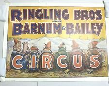 Ringling Bros Barnum & Bailey Circus Poster Clowns Big Top 25