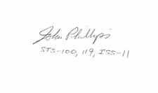 John Phillips signed autographed index card AMCo 11618 picture