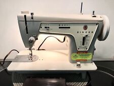 Vintage Mid-Century Singer Model 237 BZB- 60-8 Sewing Machine CRAFTED in FRANCE  picture