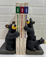 Big Sky Carvers Bearfoots Trilogy Bookends Jeff Fleming Bear Figurine Limited Ed picture