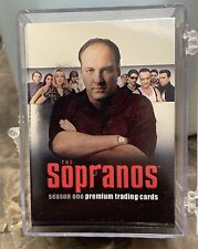 Sopranos Season One Chrome Complete Base Set 1-72 HBO MINT Chrome Set. picture