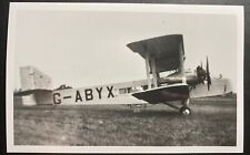 Mint Australia Real Picture Postcard Early Aviation 120 Passenger Airplane picture