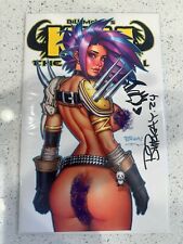 Kim The Delusional #1 Sketch Risqué Cover Signed And Remarked by Bill McKay picture