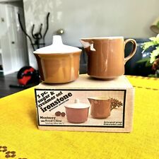 Vintage Monterey Royal China Ironstone Sugar Bowl and Creamer picture
