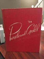 1954 MORRISON R WAITE HIGH SCHOOL Yearbook - Toledo, OH -  Purple And Gold picture