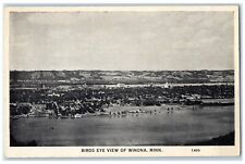 c1940 Birds Eye View Exterior Building River Lake Winona Minnesota MN Postcard picture