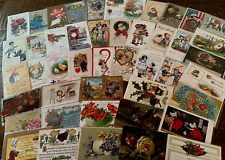 Nice Lot of 50~Mixed Vintage Antique Holidays Greeting Postcards~in sleeves-k240 picture