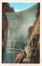 Yellowstone WY Wyoming, Shoshone Dam, Vintage Postcard picture