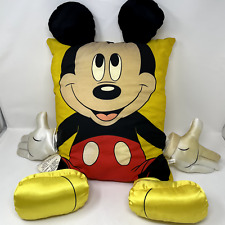 Vintage 1989 Mickey Mouse Mickey's Pillow Friends Loveable Snuggable Pillow picture