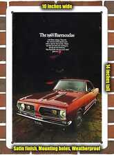 METAL SIGN - 1968 Plymouth Barracuda picture