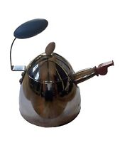 VTG 90s ALESSI MICHAEL GRAVES Stainless Steel Tea Kettle Whistle Spout Teapot picture