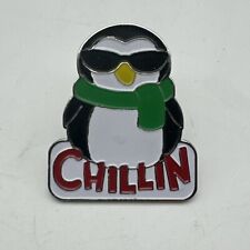Oriental Trading Company “CHILLIN” Winter PENGUIN THEME Pin Lapel picture