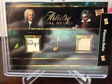2023 SUPER BREAK PIECES OF THE PAST ART ARTISTRY DUAL RELICS BACH BEETHOVEN picture