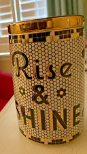 Anthropologie Bistro Tile Rise and Shine Canister picture