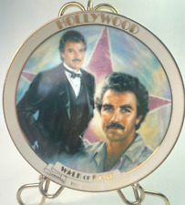 Tom Selleck Hollywood Walk Of Fame Plate-The Danbury Mint-1989-8
