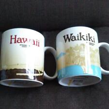 No Box Starbucks Mug Cup Set Big Size Hawaii Waikiki Limited Unused Very Nice  picture