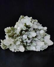 A Rare Natural Pink Fluorescent Cylindrical White Calcite Mineral Ornament picture