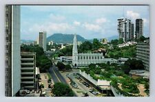 Panama, Santuary Virgin del Carmen, Hotel El Panama, Ancon Hill Vintage Postcard picture