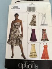 Vogue Dress Sewing Pattern 8185 Sz 18 20 22 Uncut factory folded picture
