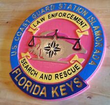Key West Islamorada Coast Guard Tiki Bar Sign 3D routed Island Custom carved picture