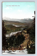 Loop Siding Scenic View Train Moffat Road Colorado CO Postcard picture