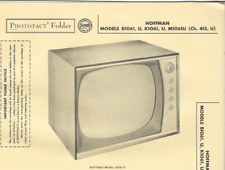 1956 HOFFMAN K1061-U TELEVISION Tv Photofact MANUAL B1061-U M1061-U K1061U Vtg picture