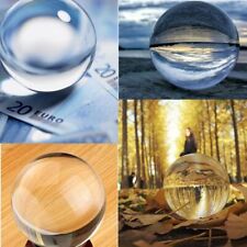 30-100mm Clear K9 Crystal Photography Lens Ball Photo Prop Background Home Decor picture
