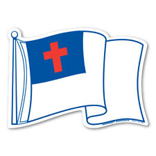 Waving Christian Flag Magnet picture