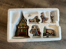 Set of 6, Department 56 Skating Party Christmas Set Village Accessory picture