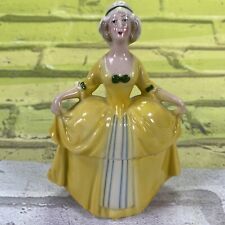 Antique Madame Pompadour Dresser Doll E&R Germany Trinket Powder Box Porcelain  picture