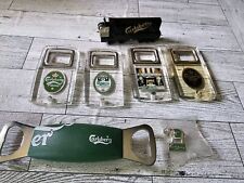 Vintage Carlsberg Beer Can Opener Lighter Lot Advertising picture