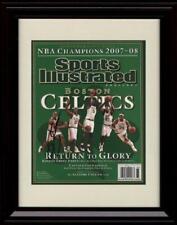 8x10 Framed Boston Celtics Championship Commemorative SI Autograph Promo Print picture