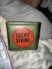 rare vintage lucky strike tin picture