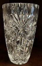 Vintage 7.25” Crystal Vase. picture
