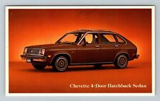 Chevrolet Chevette 4-Door Hatchback Sedan Automobile c1979 Vintage Postcard picture