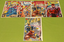 X-Men #1 Lot of All 5 Jim Lee Covers In Tact Club Bo Insert 1991 Marvel Comics picture