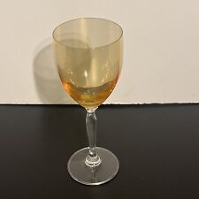 Pier 1 P1C1 Amber Water Goblet picture