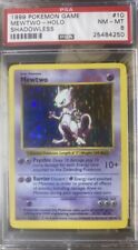 Mewtwo Holo Rare Shadowless 10/102 PSA 8 pokemon card 1999 base set picture