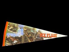 Vintage Six Flags over Texas SOUVENIR Pennant Collectible. Tag Still On Back picture