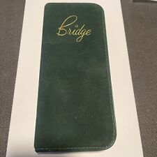 Vintage Velvet Bridge Travel Set, Case, Score Pad, Pencil Strap, & Cards picture