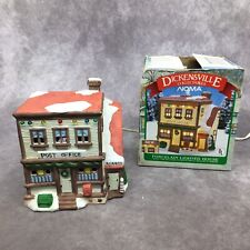 Noma Dickensville Collectables Lighted Post Office w/Barber - Read Description picture