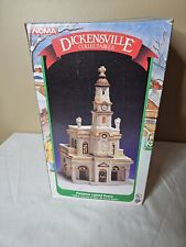 1995 Noma Dickensville Collectables Porcelain Lighted Church in original Box picture