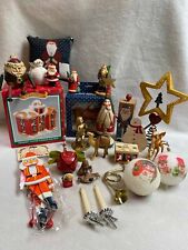 Vintage Christmas Assortment (Figurines/Ornaments/House/Mantle/More) - 26 Pieces picture