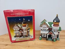 Vintage Santa’s Work Bench Collection Towne Series Talbot Place Porcelain Lights picture