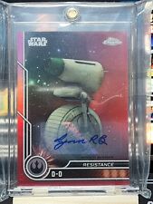 2023 Topps Chrome Star Wars /5 Auto Lynn Robertson Bruce as D-0 Very Very RARE picture