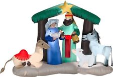Gemmy Airblown Inflatable Christmas Holy Family Nativity Scene 7ft Blowup 87876 picture