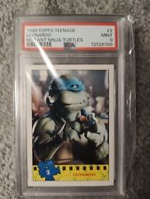 1990 Topps Teenage Mutant Ninja Turtles #2 Leonardo Psa 9 picture