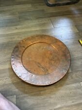 Vintage Solid Copper Plate - 18x18 Inches Decorative Wall Art picture