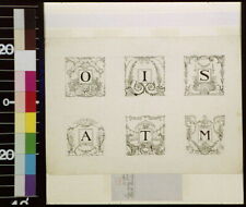 Photo:Letters,O,I,S,A,T,M,Decorative,1875-1909,Otto Henry Bacher picture